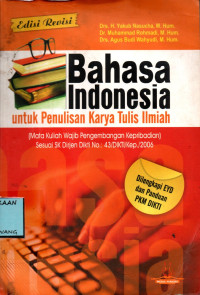 Image of BAHASA INDONESIA UNTUK PENULISAN KARYA ILMIAH