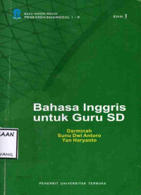 Image of BAHASA INGGRIS UNTUK GURU SD