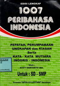 Image of EDISI LENGKAP 1007 PERIBAHASA INDONESIA