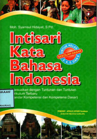 Image of INTISARI KATA BAHASA INDONESIA