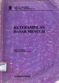 Image of KETERAMPILAN DASAR MENULIS