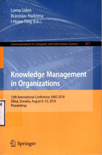 Image of KNOWLEDGE MANAGEMENT IN ORGANIZATIONS