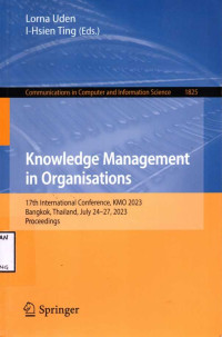 Image of KNOWLEDGE MANAGEMENT IN ORGANISATIONS
