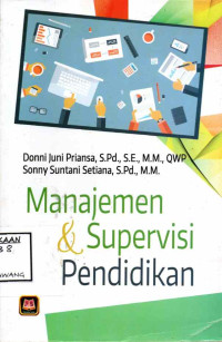 Image of MANAJEMEN & SUPERVISI PENDIDIKAN