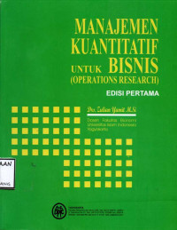 Image of MANAJEMEN KUANTITATIF UNTUK BISNIS