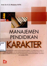 Image of MANAJEMEN PENDIDIKAN KARAKTER