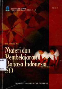Image of MATERI DAN PEMBELAJARAN BAHASA INDONESIA SD