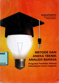 Image of METODE DAN ANEKA TEKNIK ANALISIS BAHASA