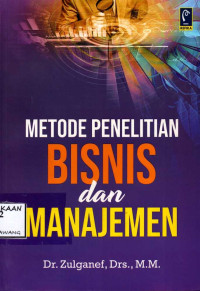 Image of METODE PENELITIAN BISNIS DAN MANAJEMEN
