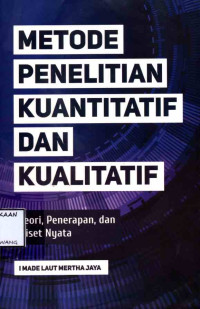 Image of METODE PENELITIAN KUANTITATIF DAN KUALITATIF