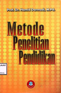 Image of METODE PENELITIAN PENDIDIKAN