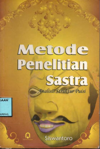 Image of METODE PENELITIAN SASTRA