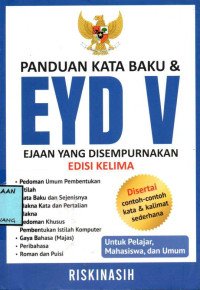 Image of PANDUAN KATA BAKU & EYD V