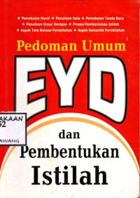 Image of PEDOMAN UMUM EYD DAN PEMBENTUKAN ISTILAH