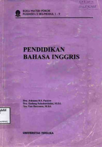 Image of PENDIDIKAN BAHASA INGGRIS