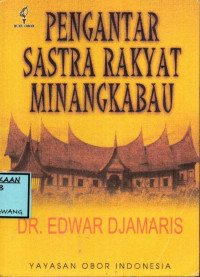 Image of PENGANTAR SASTRA RAKYAT MINANGKABAU