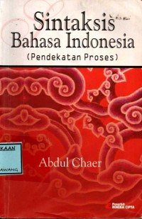 Image of SINTAKSIS BAHASA INDONESIA