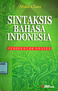 Image of SINTAKSIS BAHASA INDONESIA