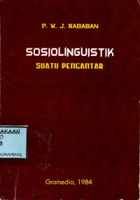 Image of SOSIOLINGUISTIK SUATU PENGANTAR