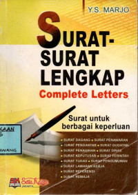 Image of SURAT MENYURAT LENGKAP COMPLETE LETTERS